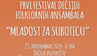 PRVI DEČIJI FOLKLORNI FESTIVAL “MLADOST ZA SUBOTICU”