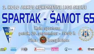 Rukomet: Spartak - Šamot 65
