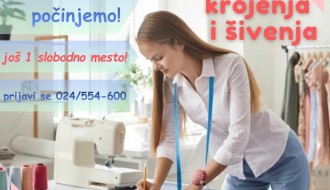 Besplatan prvi čas na Kursu krojenja i šivenja