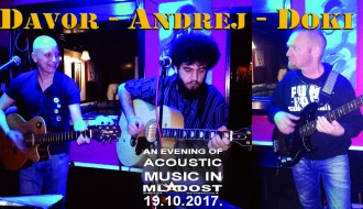 Akustična svirka: Andrej, Davor, Doki