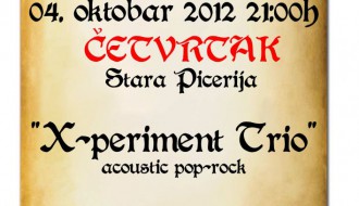 X-periment trio - akustična svirka