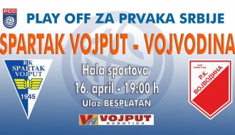 Rukomet: RK Spartak Vojput - Vojvodina