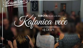 Kafanica veče i DJ Despi