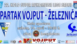 Rukomet: Spartak Vojput - Železničar