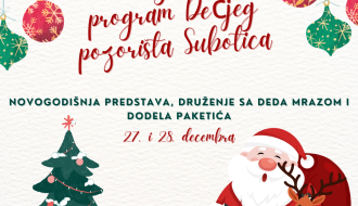 Novogodišnji program Dečjeg pozorišta Subotica