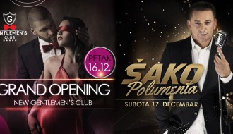 Grand opening - New Gentlemen's club