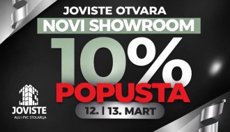 Otvaranje novog izložbenog salona "Joviste" uz specijalnu akciju (12-13. mart)