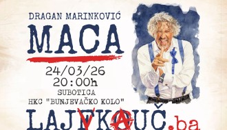 "Lajf kouč" - Monodrama Dragana Marinkovića Mace 24. marta u "Bunjevačkom kolu"