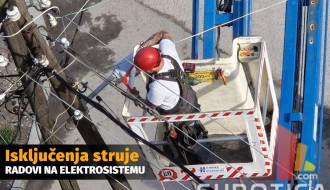 Isključenja struje za 30. mart (ponedeljak)
