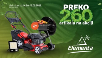 Osvežite dom i dvorište uz akciju "Elemente" – do 35 odsto popusta na više od 260 artikala