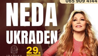 Neda Ukraden u Vili Majur 29. novembra - rezervišite mesto za noć koju ćete pamtiti