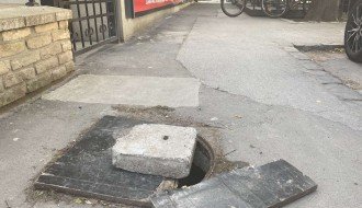 Otvor kanalizacije na Radijalcu bez poklopca pola godine