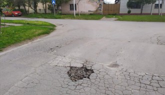 Udarna rupa u Igmanskoj ulici