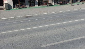 Izbledeo pešački prelaz na Beogradskom putu (kod Lipe)