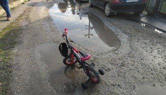 Kozjačka ulica - jako loše stanje puta