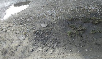 Kozjačka ulica - jako loše stanje puta