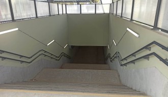 Ne postoji staza za bicikliste u podzemnom prolazu na novoj železničkoj stanici na Paliću