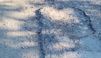 Rupe na putu u Gornjem Tavankutu