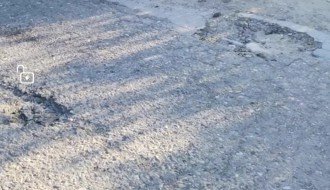 Rupe na putu u Gornjem Tavankutu