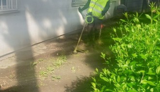 Nedovoljno učestalo održavanje zelene površine (Ulice Evgenija Kumičića i Sonje Marinković)