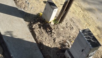 Nezavršen posao u Frankopanskoj (ormari Telekoma)