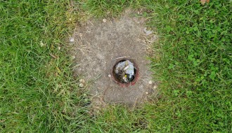 Odbojkaško igralište na Prozivci - nedostaje stub za mrežu