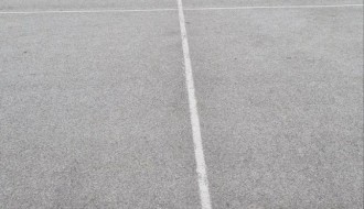 Odbojkaško igralište na Prozivci - nedostaje stub za mrežu