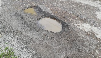 Krater u ulici Marije Bursać