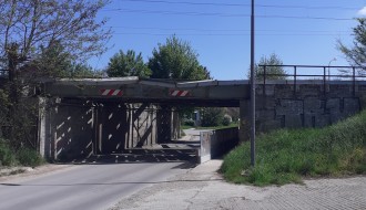 Podvožnjak kod Pionira - visi metalna ograda