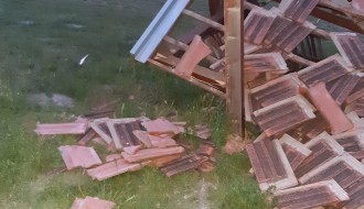 Srušena kućica za odmor uz Palićko jezero