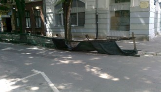 Pecanje na suvom u centru Subotice