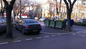 Kontejneri kod robne kuće "Simpo"