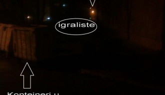 Dečije igralište na Teslinom između Pesničke i Čat Geze