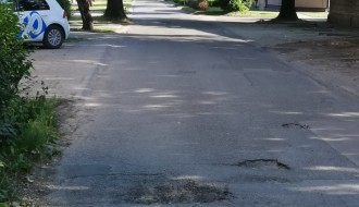 Krater u ulici Laze Mamužića