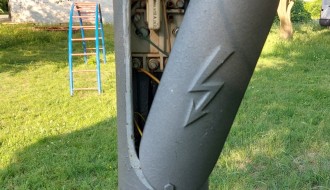 Zapušteno igralište u Daruvarskoj ulici na Paliću