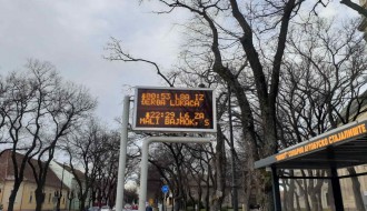 Neispravan displej Suboticatransa kod Lifke