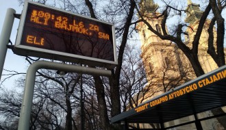 Neispravan displej Suboticatransa kod Lifke