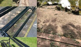 Održavanje klupa u Dudovoj šumi