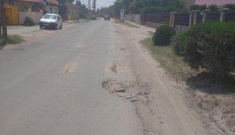 Rupe na glavnom putu na Makovoj sedmici