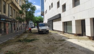 Blokirana ulica Branislava Nušića u centru grada