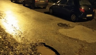 Krater u Zetskoj ulici!