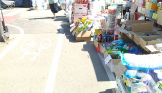 Neprohodna pešačka staza ispred buvljaka