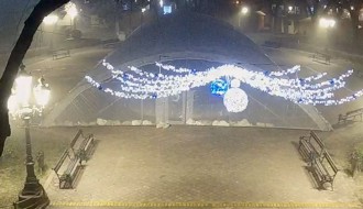 Plava fontana - Ruglo u centru grada