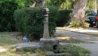 Česma u centru Palića ne radi