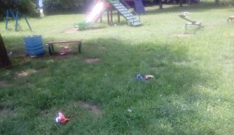 MZ Bikovo - ružna slika u parku