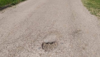 Udarne rupe u Batinskoj ulici