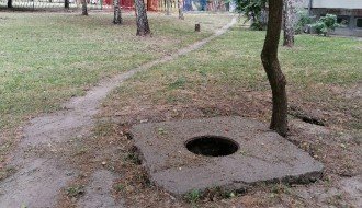 Otvoren šaht već godinama u blizini vrtića "Mandarina"