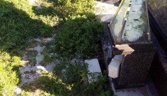 Zapušteno crkveno groblje u Dudovoj šumi