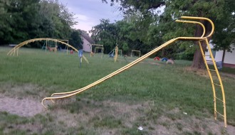 Igralište na Paliću zapušteno i nebezbedno