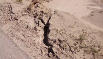 Čordaški put - Kanali pored puta opasni